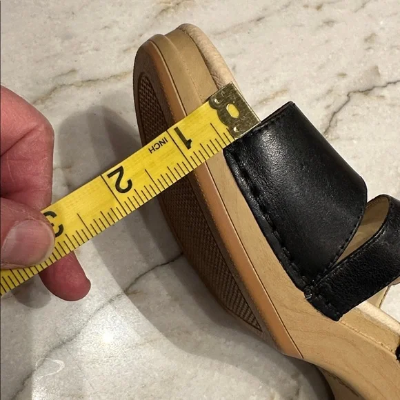 Dansko Karena Real Leather Slide Sandals with Buckle Detail - Picture 12 of 14